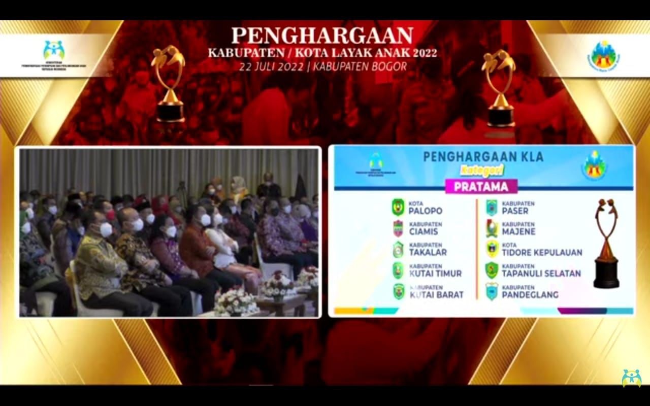 Kota Tidore Kepulauan Kembali menerima Penghargaan
