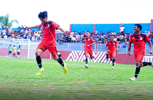 Syahrul Sani Rahman Saat Mencetak Gol Kemenangan Cardoba FC