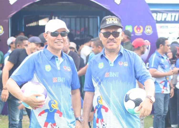 Bupati Halmahera Barat Buka Turnamen Sepak Bola Bupati Cup I
