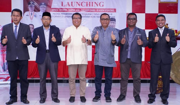 Lima Proyek Perubahan Pelatihan Kepemimpinan Nasional Resmi Dilaunching Sekda Kota Tikep