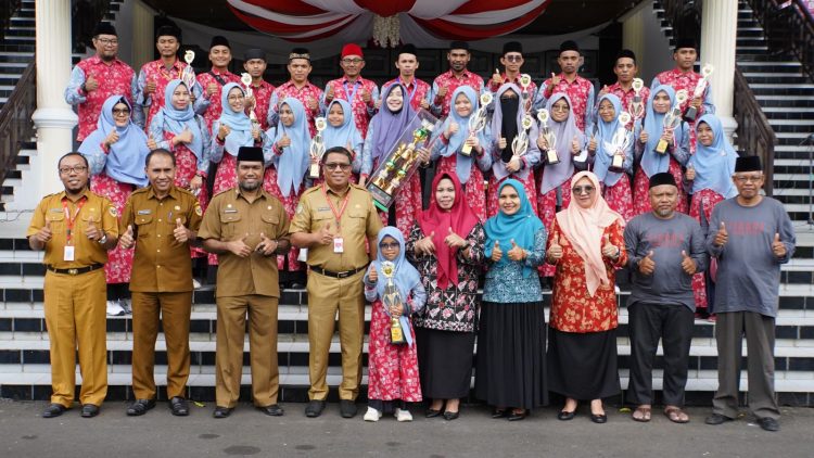 Peserta Kafilah STQ Kota Tidore Kepuluan Berhasil Meraih Juara umum Tingkat Propinsi Maluku Utara