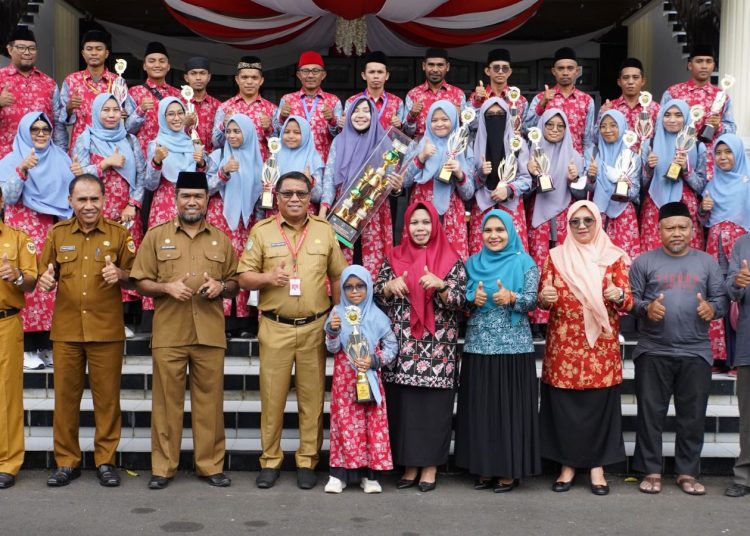 Peserta Kafilah STQ Kota Tidore Kepuluan Berhasil Meraih Juara umum Tingkat Propinsi Maluku Utara