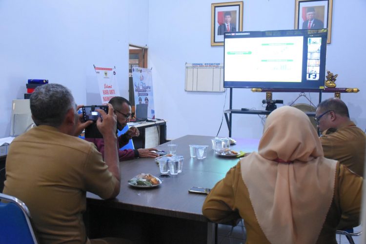 Jajaran Pemkot Tidore Ikut Pembahasan Inflasi Mingguan