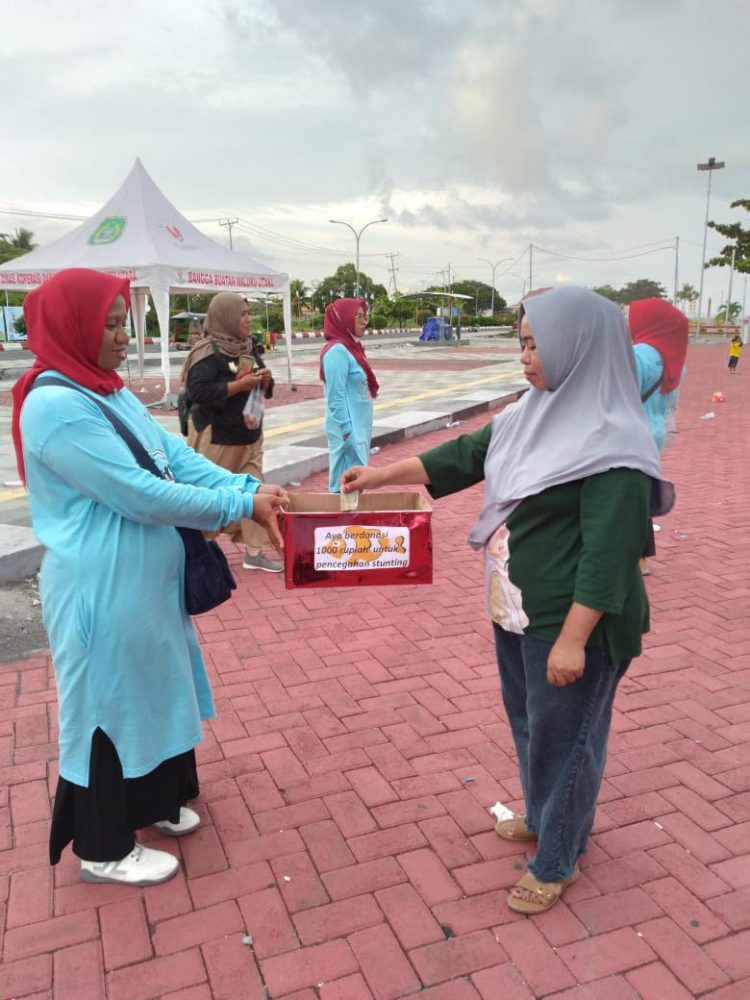 Galang Donasi Stunting Di Festival Edukasi Makan Ikan