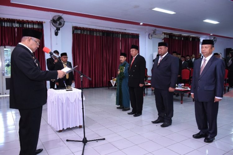 Wali Kota Tidore Lantik Tiga Pejabat