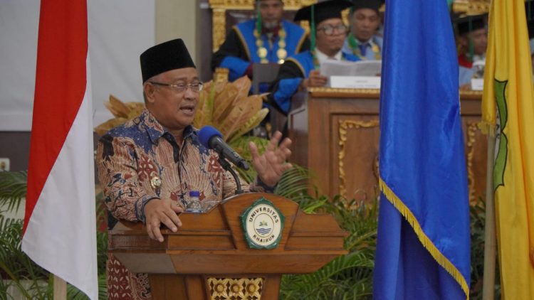 Capt Ali Ibrahim Hadiri Sidang Terbuka Wisuda Unkhair