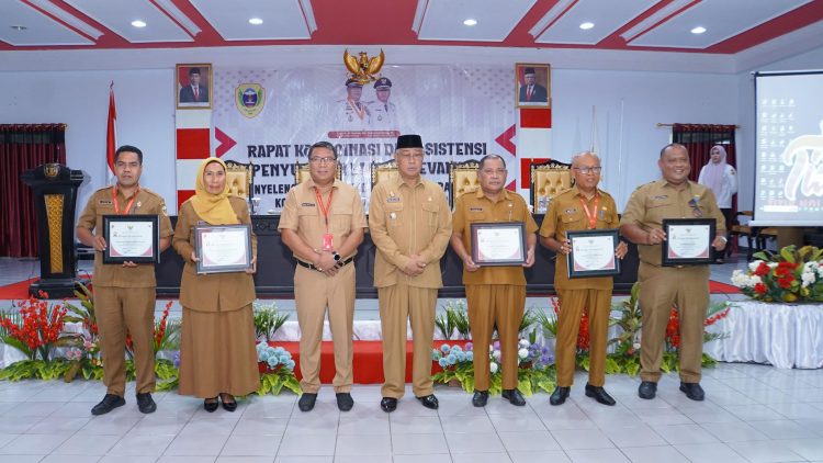 Capaian Kinerja Baik, Lima OPD Dapat Penghargaan dari Wali Kota