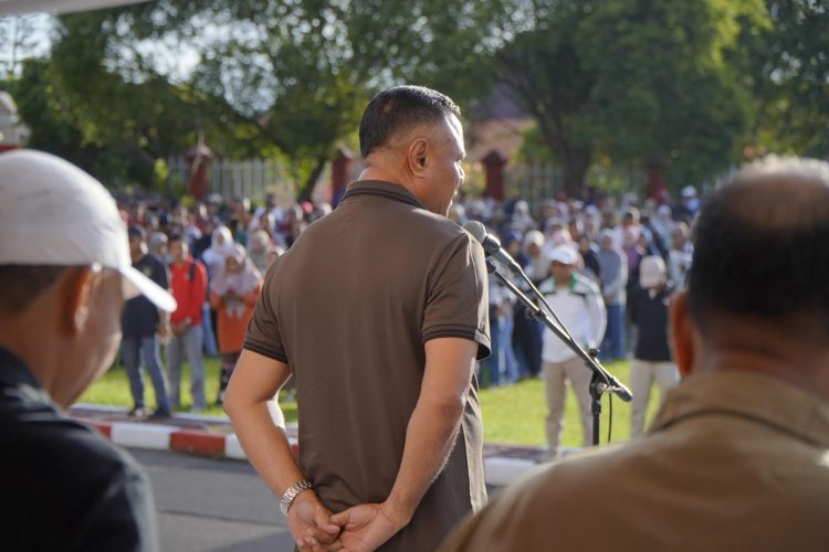 Apel gabungan yang dipimpin wakil wali kota muhammaf sinen