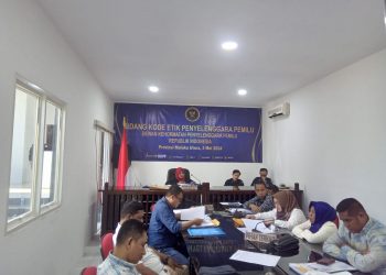 DKPP Gelar Sidang Pemeriksaan Dugaan Pelanggaran Kode Etik Penyelenggara Pemilu di Ternate