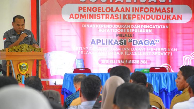 Pemkot Tidore Sosialisasi Aplikasi Daga